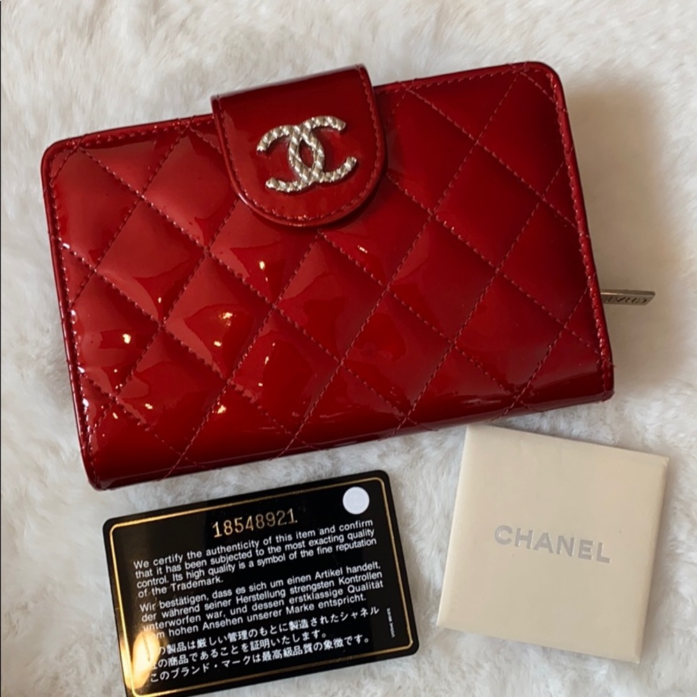 Chanel Patent Leather Wallet 14C